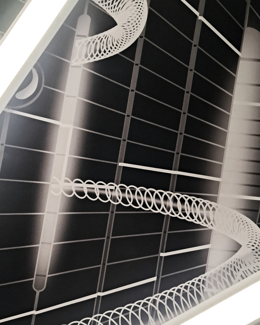 Void with light tubes